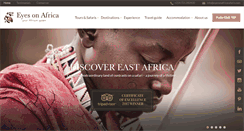 Desktop Screenshot of eyesonafricasafaris.com