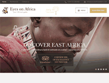 Tablet Screenshot of eyesonafricasafaris.com